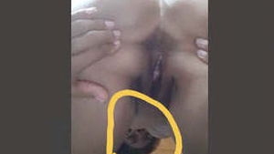 Hot milf exposing her genitals.