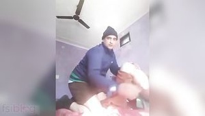 Married couples having sex happily in this North Indian porn movie with sound.