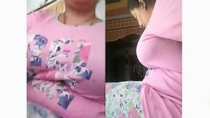 Beautiful big-breasted Indian woman live on camera.