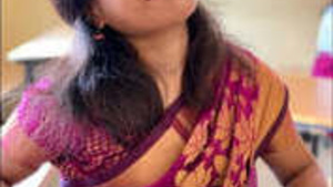 Pretty Indian girl with hairy vulva playing with her clitoris