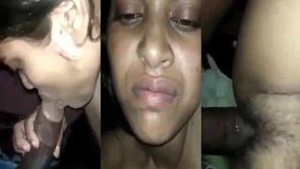 Young country boy's large penis in homemade video with a village girl