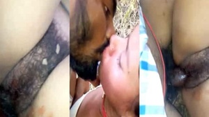 An indigenous woman has raw sex outdoors and sends it as an MMS.