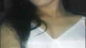 Pretty Indian girl displaying her naked genitals.