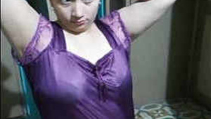 Married woman with big breast, Nishah, in a adult film.