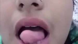 A Punjabi woman performs adult video for her lover.