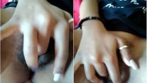 Although wearing a hijab, the Indian university student expose her private parts.