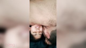 beautiful Indian lovers having sex at home