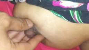 Home choir teacher while sleeping, receives a sensual massage from her husband.