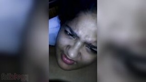 Man has XXX sex with hot wife Desi who is unaware of the leakage of MMS.