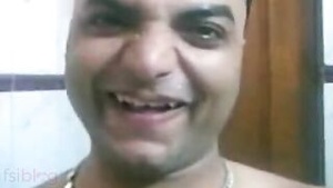 Mature Aunt has rough sex with hubby in the bathroom in an Indian adult video.