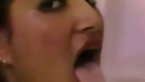 Finger sensual fuck on big caned ass in MMS video.