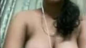 Pretty Indian girl naked in video changer