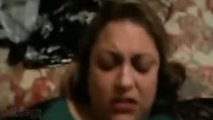 This is a sex tape of an Indian bhabhi with big breast in missionary position.