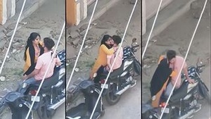 Cheating wife caught in the act with the servant outside by the husband