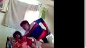 Married couple enjoys intimate moments at their neighbor’s house.