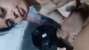 Crude content with an Indian woman breastfeeding while having sex.
