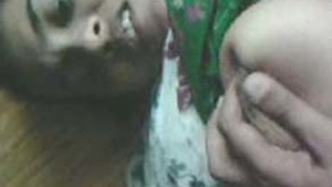 Old woman's naughty time at home in India