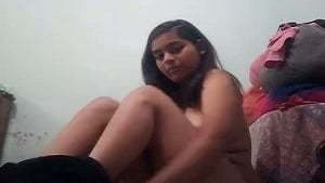 A hot Latina with large breast and perfect behind is solo in this video where she pleases herself.