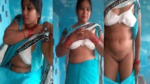 Married Tamil Bhabhi exposes her private parts to her husband’s friend