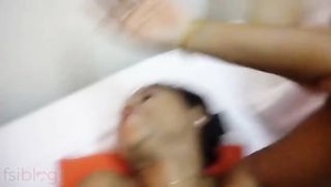 Beautiful Indian cam girl goes hard core with her client