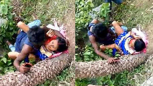 Clip of hot Indian chick fuck outside