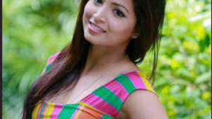 A beautiful Indian model in a hot bathtub scene.