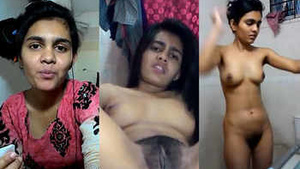 Indian girl’s home movie with an added spicy kissing scene