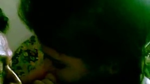 Big-breasted young daughter-in-law has a sexual experience with her mature father-in-law at home