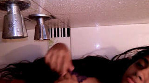 Young Indian woman in a swimsuit.