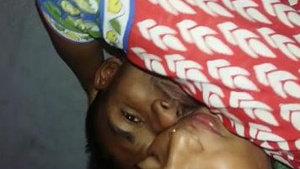 Beautiful Indian woman in hot intimate moment.