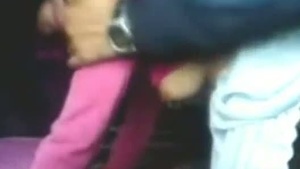 A fortunate man has passionate sex with a beautiful woman with great breasts.