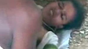 College woman satisfies her man and his friend sexually.