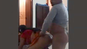 Marital couple enjoys some pleasure at the office