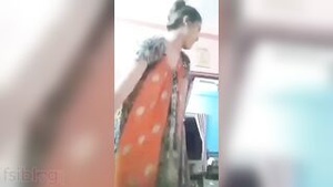 Big black mamba-haired Bengali house wife's sensual fingering scene