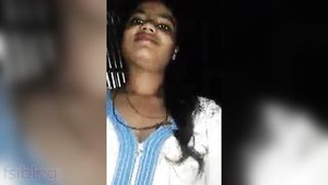 Hot woman from the wrong side of the tracks in MMS porn scandal with college boyfriend