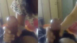 Indian girl with large breasts strips naked in the bathroom