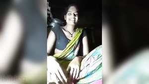 Married woman's solo performance of her personal sex video with her lover.