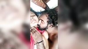 An Indian girl masturbates and pleasures herself by sucking her breasts and licking her pussy.