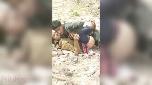 A playful journey of a hot rural woman and her friends while having sex in the woods