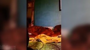 Married Indian woman gives blow job to her husband before they have sex