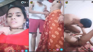 Steamy webcam show with beautiful village couple’s hot and heavy sex in a Dehati setting