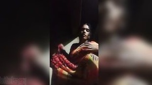 Pretty village woman’s sexy strip tease scene