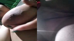 Dehati Bhabhi displays herself with large breasts and private part.