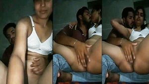 Video of Indian wife's intimate self-pleasure and sending to her partner.