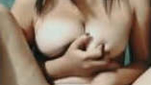 An hot woman from Manipur exposes her breasts and vagina on a video call.