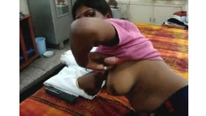Indian housemaid exposes her beautiful big breasts