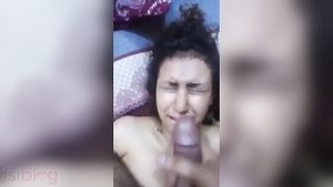 MMC scene with an Indian housewife cum on her face from the movie
