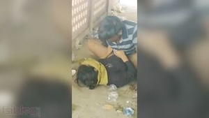 A man seduces a teenage Indian girl to a backyard for rough sex which is captured on video, an MMM