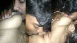 An Indian couple’s sexual adventure with breast worship and mutual masturbation.