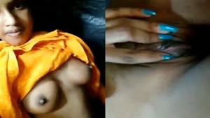 Boob show of a gorgeous woman in a video meant for a man.